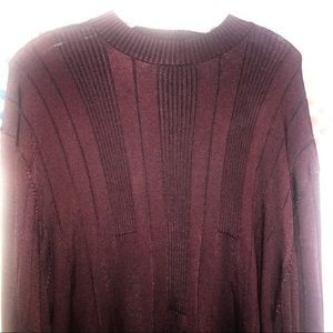 TULLIANO Men’s Purple Stripper see through Sweater